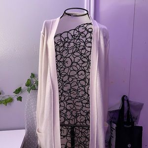 SOH white cardigan
